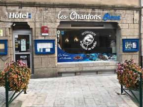 Гостиница Logis Hôtel Les Chardons Bleus RESTAURANT LE BISTROT DE LA MER  Роскофф